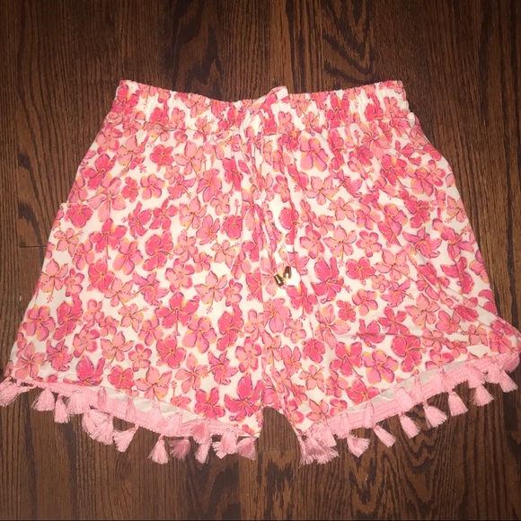 NWT • Simply Southern • Floral Tassel Shorts - Picture 2 of 7